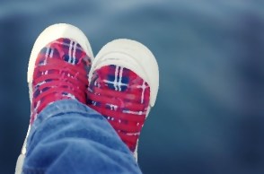 Child with Sneakers